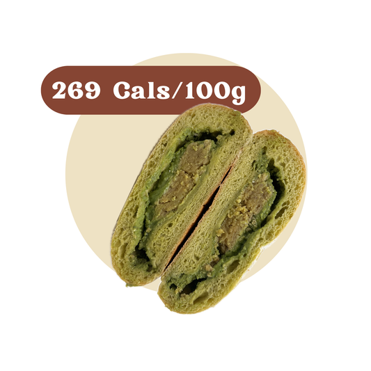 Matcha Pistachio Milky Bread｜抹茶开心果奶酥软欧